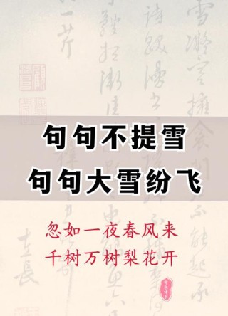 最唯美的30句落雪诗词，最适合下雪发朋友圈