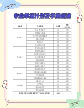 湖南电气职业技术学院在湖南各专业2026招生人数、录取分数线（附：招生计划表）