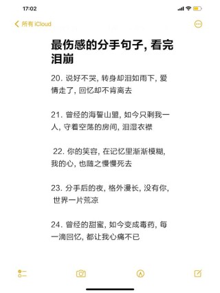 正式告别一段感情的话 分手后伤感痛心的句子