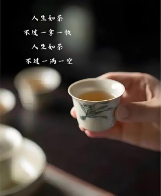 人生如茶，一半品浓淡温凉，一半品人间沧桑
