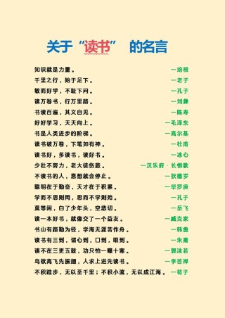读书名言名句句子，读书名言警句，知识改变命运，阅读塑造未来。