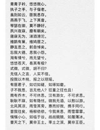 《诗经》唯美十句：爱情和人生，句句动人