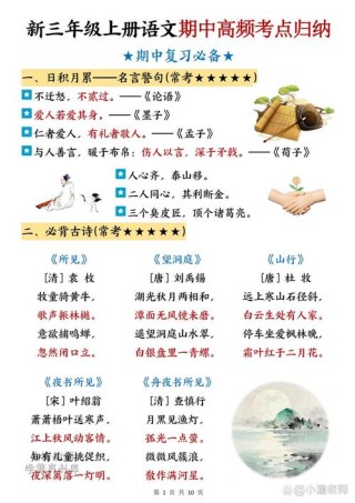 诗词文化大赛资料之名言警句篇