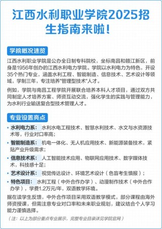 2026广西水利电力职业技术学院在江西各专业招生人数、录取分数线（附：招生计划表）