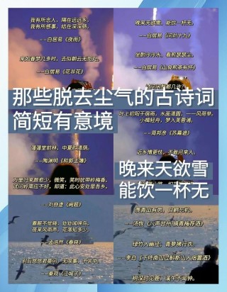 最美古诗词｜史上最浪漫的8首短诗，只有20个字，却流传千古