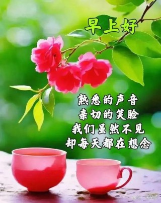 最新版幸福暖心的早上好问候图片语句，早晨好暖心的祝福句子