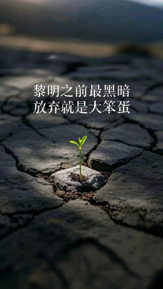 在成熟之前，承受时光的黑暗，成熟的过程是那样不堪