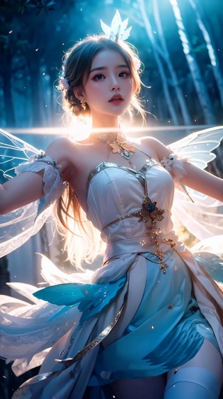 AI绘画｜冰雪气质绝美女子
