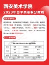 西安美术学院录取分数线2025是多少分「在各省录取最低分」