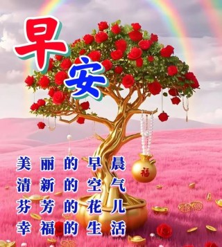 每天最新早上好问候语，早安心语，美好祝福，平安健康，事事如意
