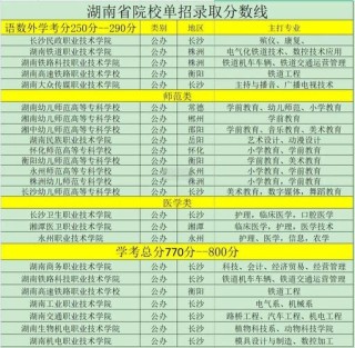 2026资阳环境科技职业学院各专业在湖南招生人数、录取分数线（附：招生计划表）