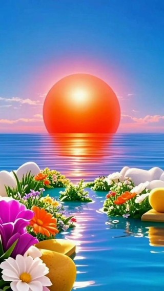 霞光万丈，光彩夺目，璀璨光辉的旭日东升美图欣赏