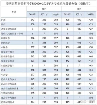 安庆医药高等专科学校录取分数线2025（在各省录取最低分是多少）