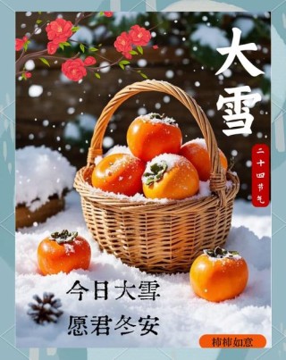 20句适合大雪节气发朋友圈的文案，温柔浪漫，唯美又高级