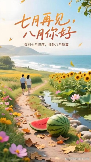 七月再见，八月你好，清风徐来，未来可期
