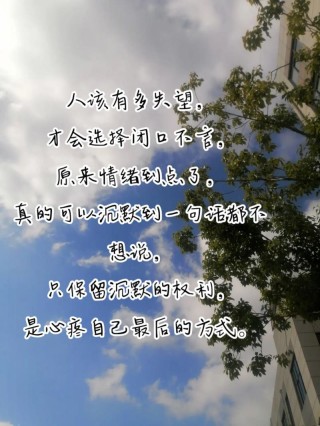 致自己的一句话心情语录，超唯美超走心，让人喜欢得不得了！