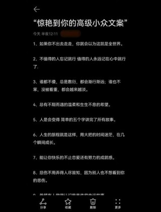 文艺高逼格句子，精致用心，一眼爱上