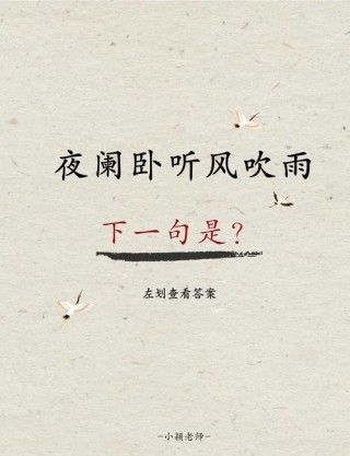 梧桐夜雨，寒意渐生，此生几回无寐
