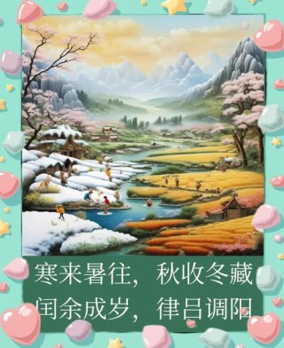 四季文案｜寒来暑往，秋收冬藏