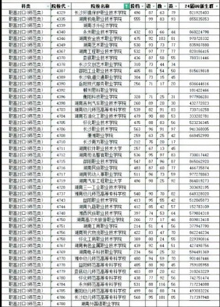 长沙卫生职业学院2025年录取分数线（在各省录取最低分是多少）