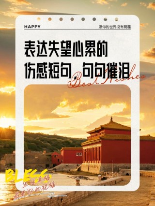心累时的心情说说，无奈感伤，总有一句刺痛你的心