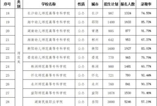 怀化职业技术学院各专业2026在湖南招生人数、录取分数线（附：招生计划表）