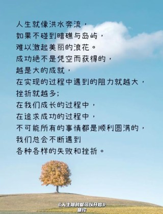 逆境成才名言警句 风雨过后才有美丽的彩虹
