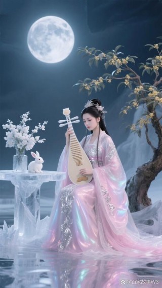 投壶行令拜明月，身着汉服迎中秋