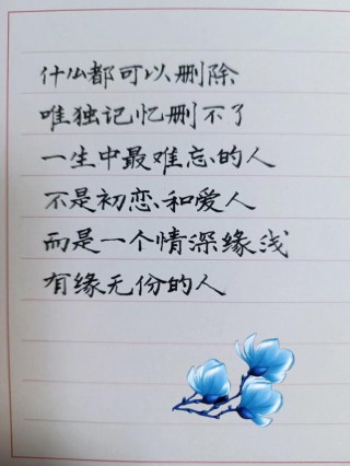 我一生健忘，唯有你，难忘！唯美句子