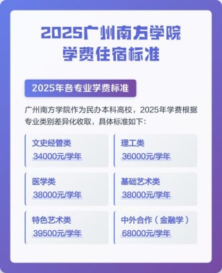 广州南方学院是民办还是公办大学？学费多少