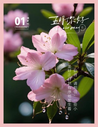 5月你好文案，和浪漫的春天告别，迎接初夏的温柔