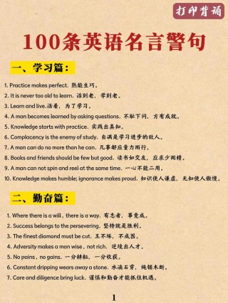 15条有趣的英文励志名言