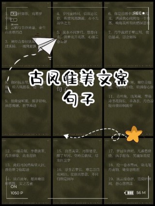 唯美的古风句子，写的真好！