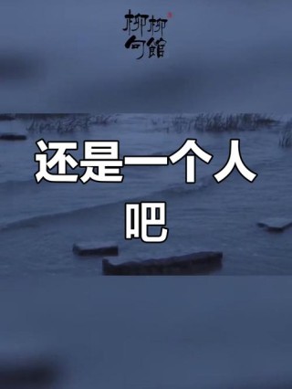 一个人挺好的
