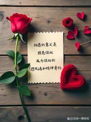 在岁月的长河中珍惜每一份真挚的爱情，用心去感受生活中的美好