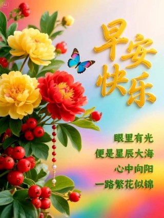 最新版最漂亮的早上好短语句子，一声问候，温暖心田