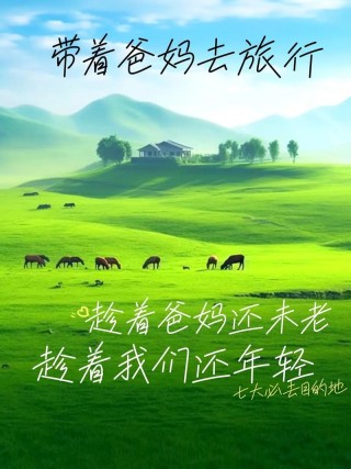 余生，带着你喜欢的那个他（她）去旅游吧