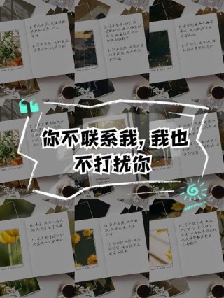 既然你不喜欢我，那我不会纠缠你
