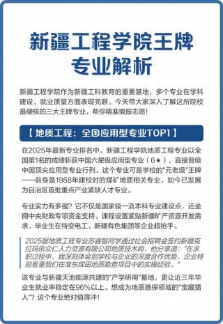 新疆工程学院飞行器运维工程专业排名怎么样？好不好
