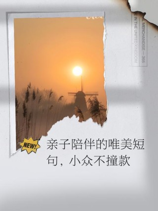 亲子陪伴必备：20句走心文案，让时间更有意义！