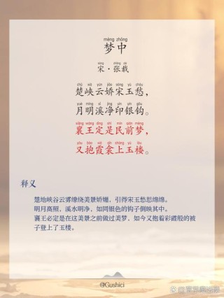 入梦古风句子，也曾乱了年华