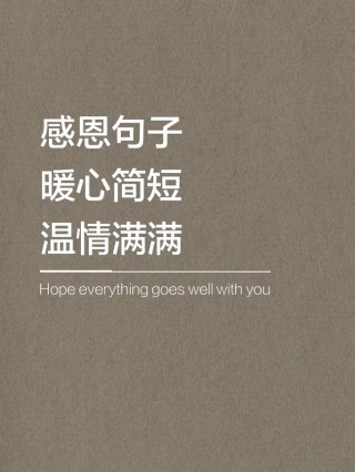 高情商的暖心句子，高情商暖心语录