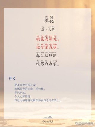 关于桃花的那些唯美的句子