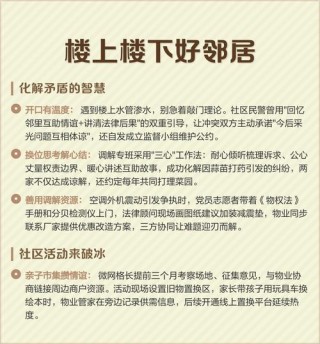 关于楼上楼下邻居之间相处的看法和建议