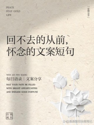 怀念过去的经典句子，怀念过往唯美的句子