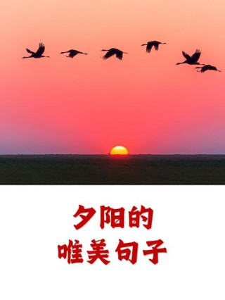 17句落日与天空的绝美赞美，让心随夕阳共舞