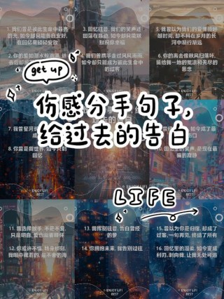 在分手的关头才会想起这些话还是挺有道理的