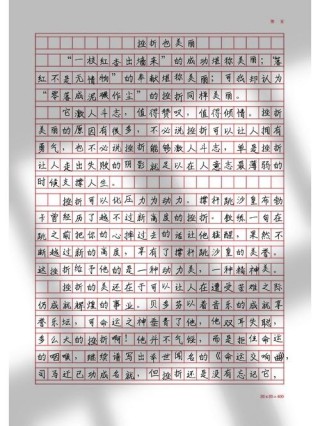 挫折也美丽