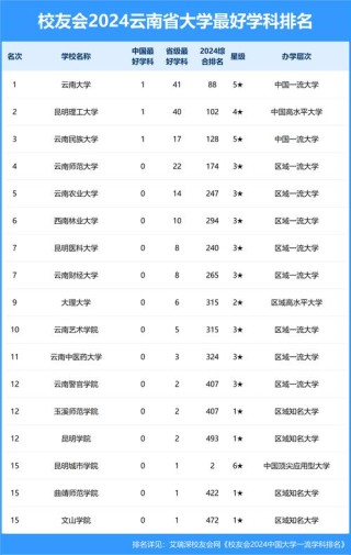 云南实力最强的二本大学排名2026