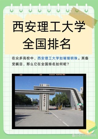 西安理工大学信息管理与信息系统专业怎么样？排名好不好